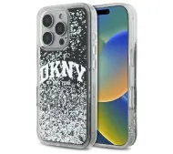 DKNY Liquid Glitter Arch Logo do iPhone 16 Pro Max Czarny
