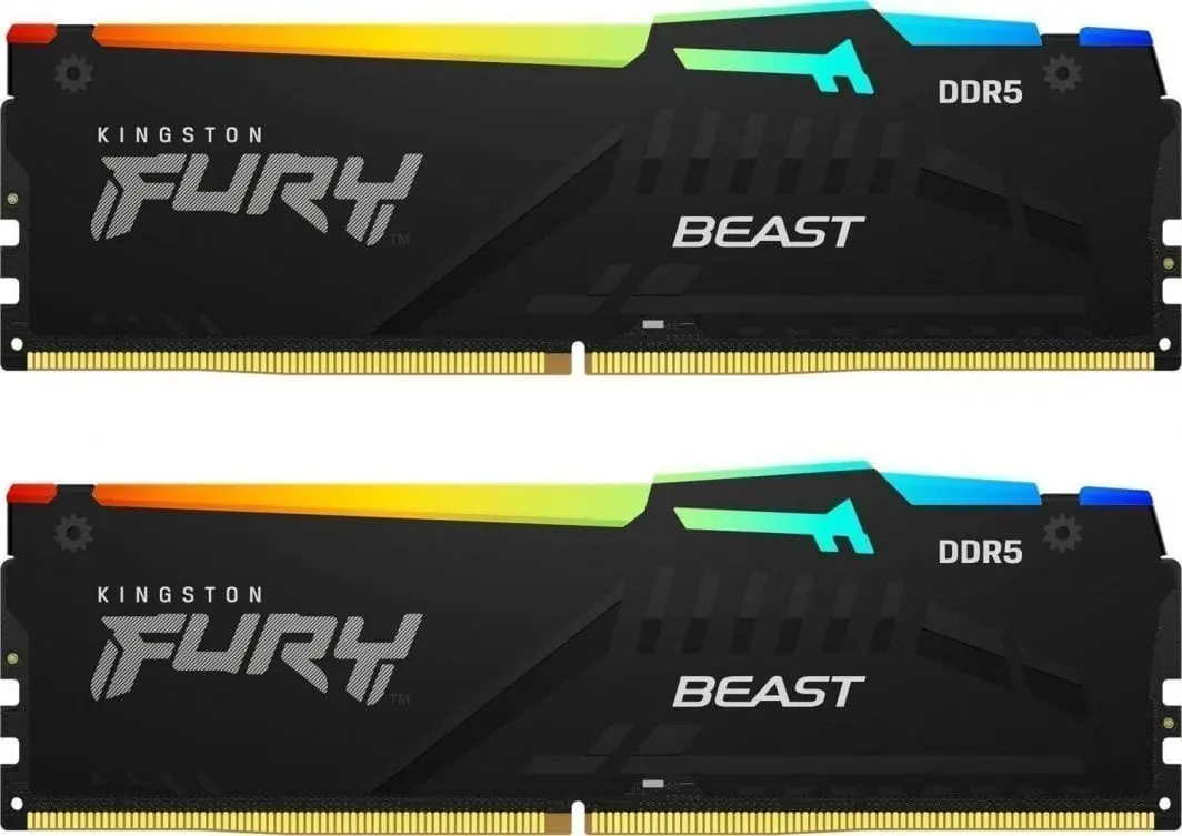 Kingston FURY Beast RGB DDR5 32GB (2 x 16GB) 6000 CL30 Czarny