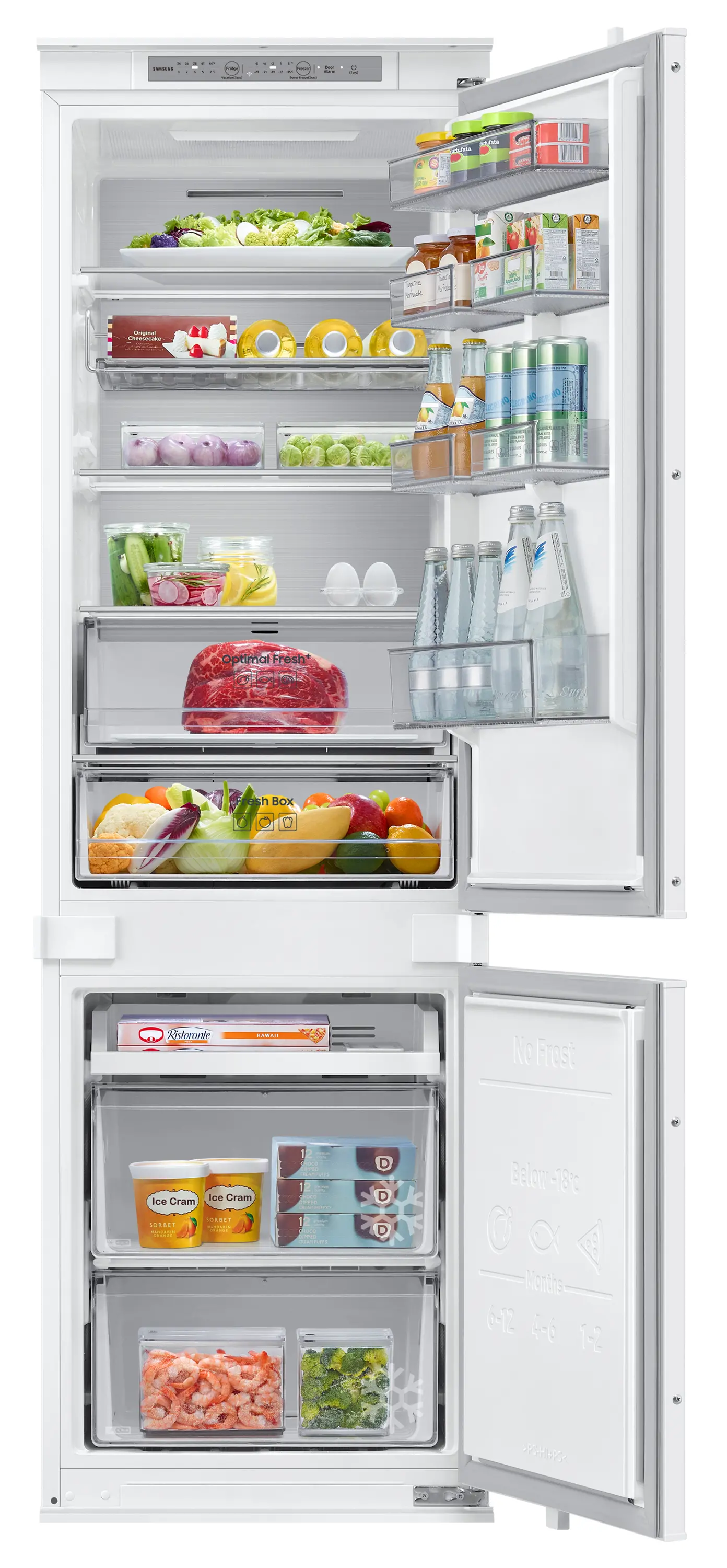 Samsung BRB80F26CES0EO Pełny No Frost 177,5cm Komora świeżości Zdalne sterowanie