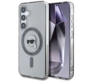 Karl Lagerfeld Button Karl Head Printed Logo MagSafe do Galaxy S25 Czarny