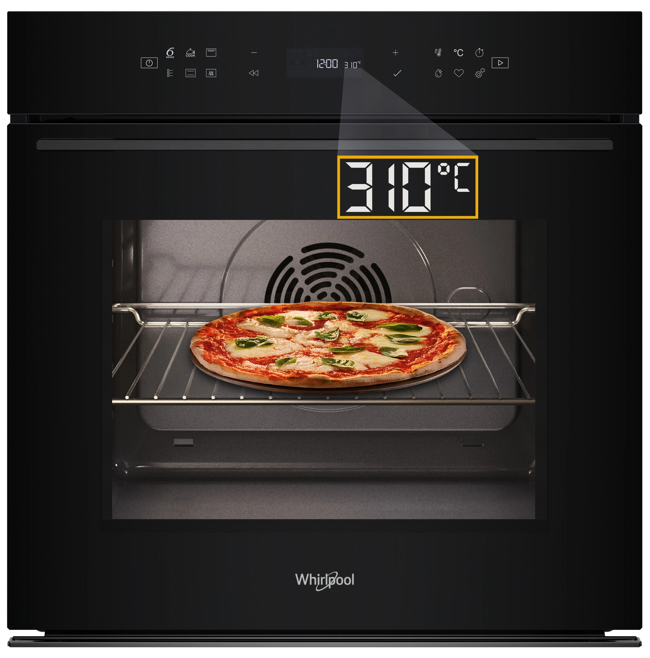 Whirlpool WOI78HT1SBA Pizza 310C Termoobieg AirFry Czarny