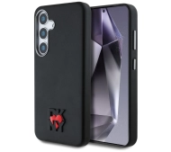 DKNY Leather Heart of NY do Galaxy S25 Czarny