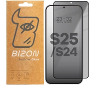 Bizon prywatyzujące pełne Edge Shadow do Galaxy S25/S24 Przyciemniane