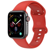 Bizon Strap Watch Silicone S do Apple Watch 38/40/41/42mm Czerwony