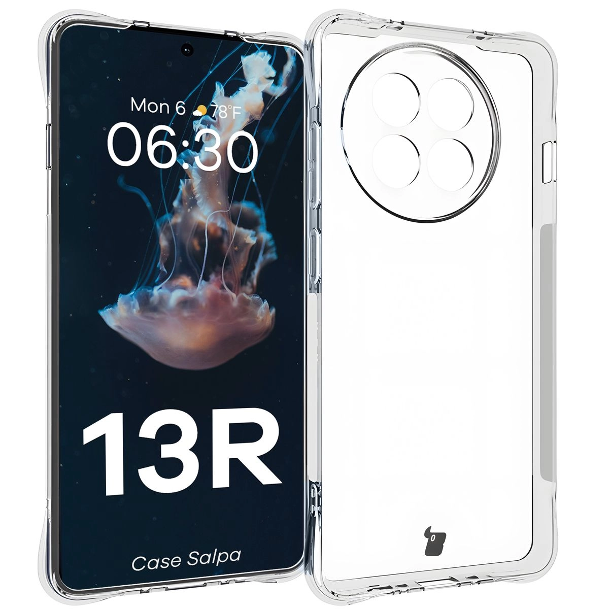 Bizon Elastyczne Salpa do OnePlus 13R Przezroczysty