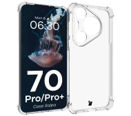 Bizon Elastyczne Salpa do Huawei Pura 70 Pro / Pro+ Przezroczysty