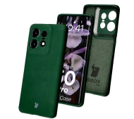 Bizon Silikonowe Soft do Motorola Edge 50 Pro Ciemnozielony