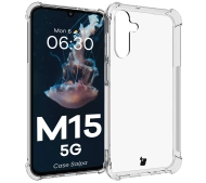 Bizon Elastyczne Salpa do Galaxy M15 5G Przezroczysty