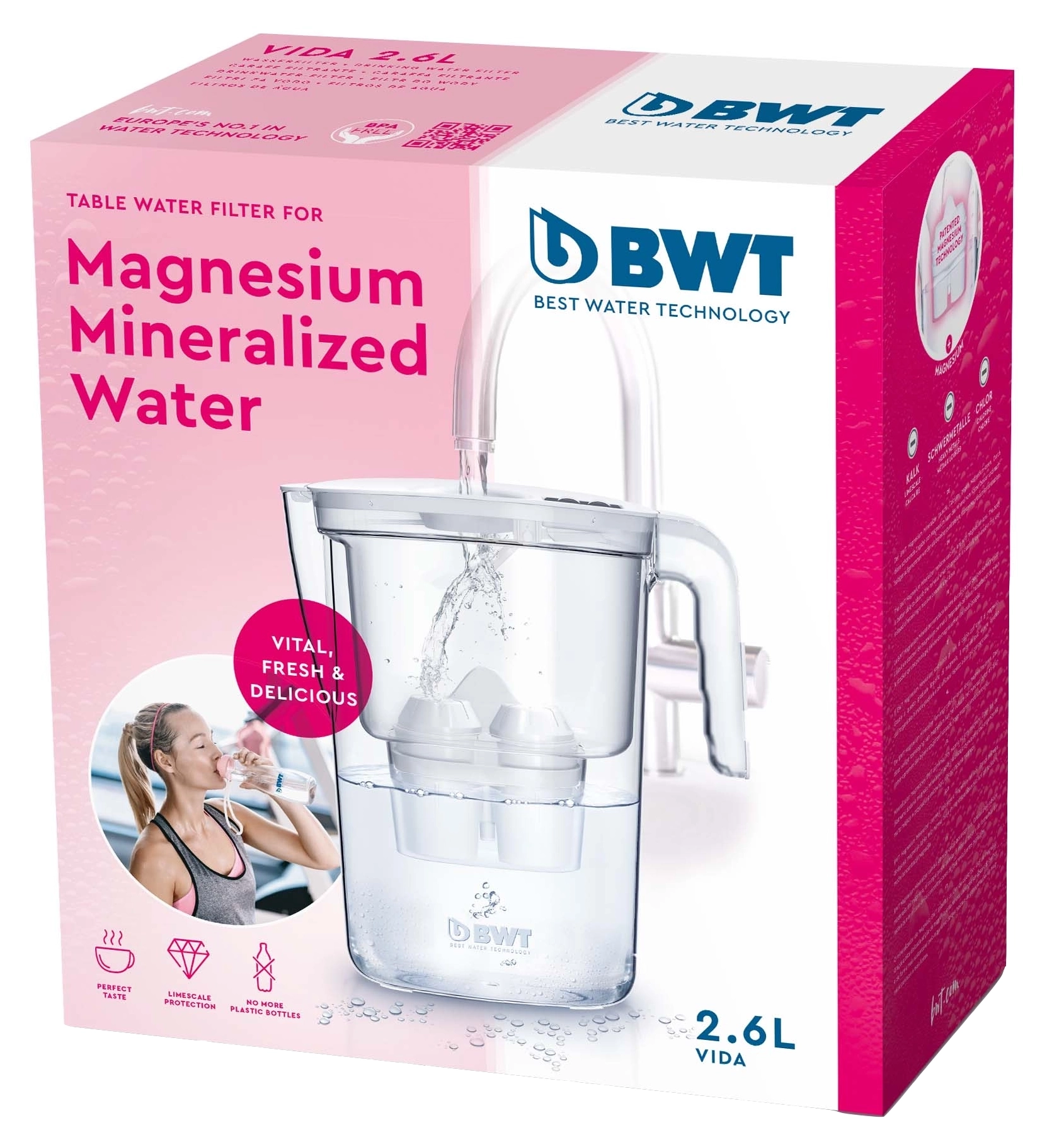 BWT Vida 2,6l 1 wkład Biały