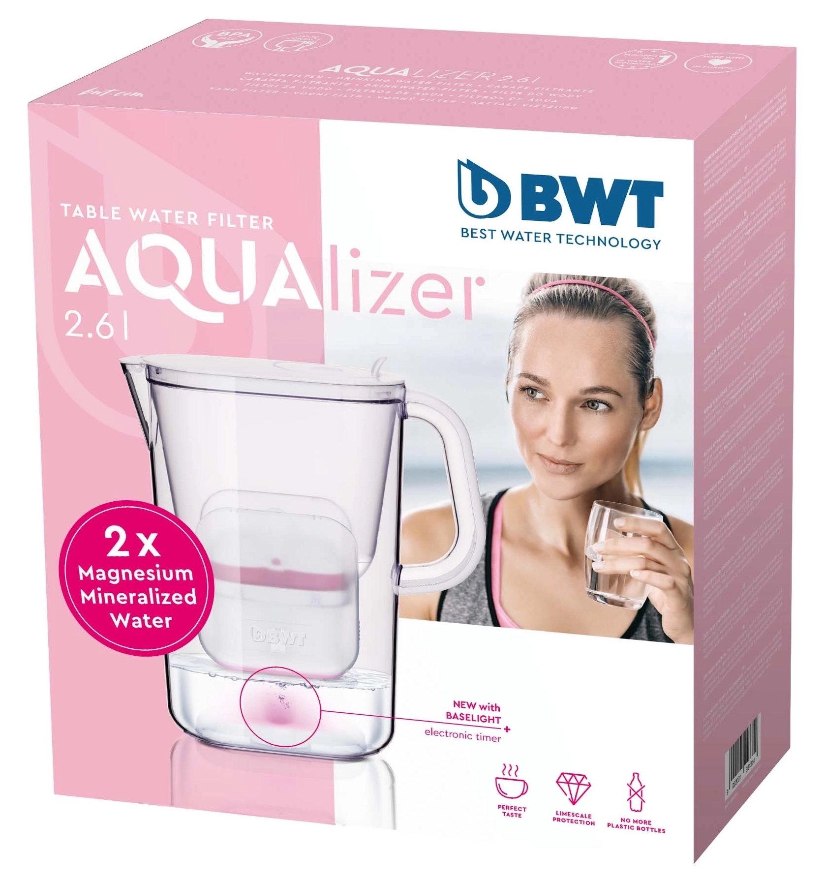 BWT AQUAlizer Baselight 2,6l 2 wkłady Biały