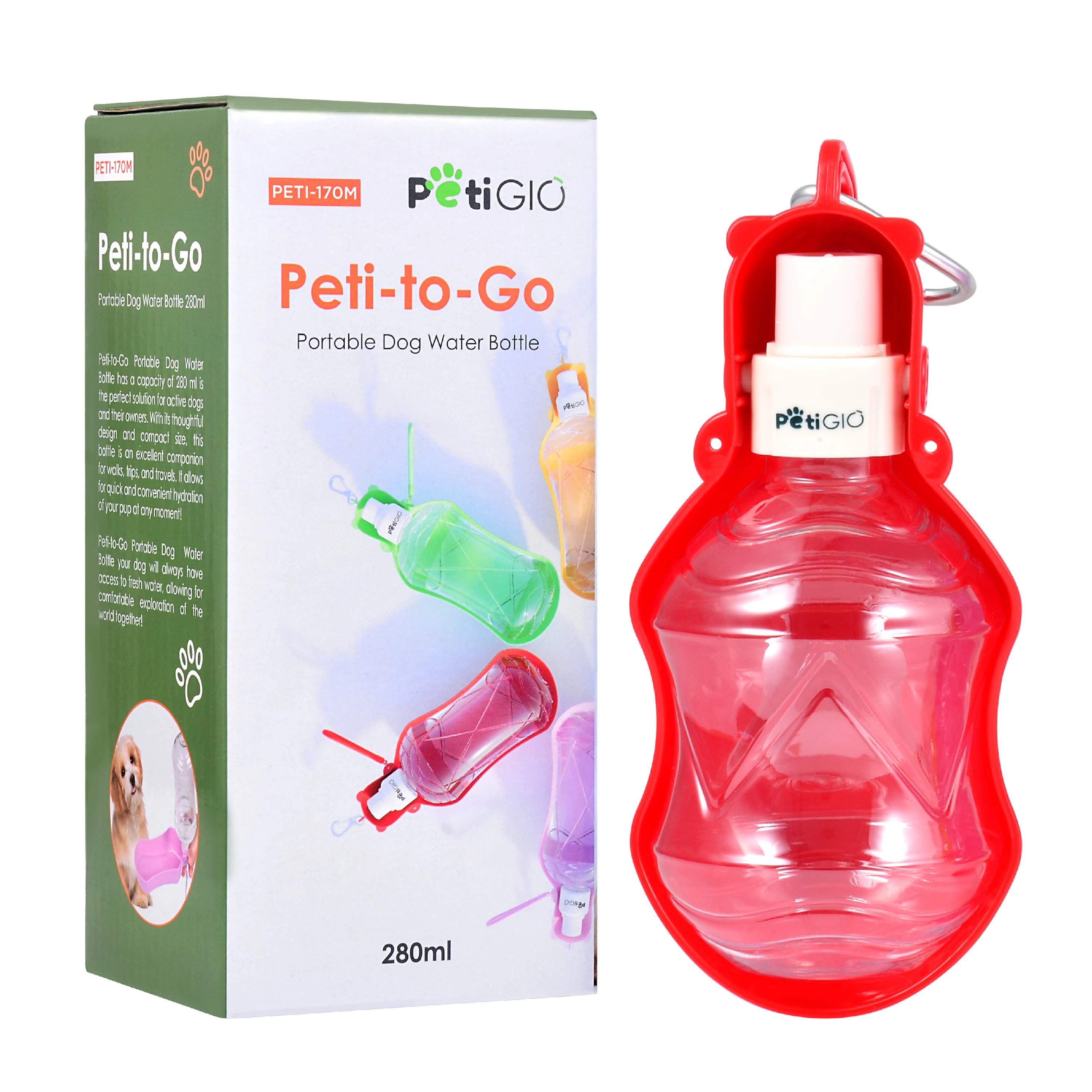 PetiGIO na wodę dla Psa PETI-TO-GO 280ml
