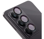 Bizon na aparat z aplikatorem Snap Lens do Realme C75 czarna ramka