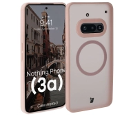 Bizon MatteO z MagSafe do Nothing Phone 3a Przydymione-różowy