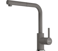 Franke Lina L Pull-out Kamienny szary Mosiądz