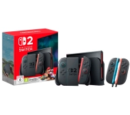 Nintendo Switch 2 Joy-Con Czarny + Mario Kart World + Joy-Con 2 Pair (2szt)
