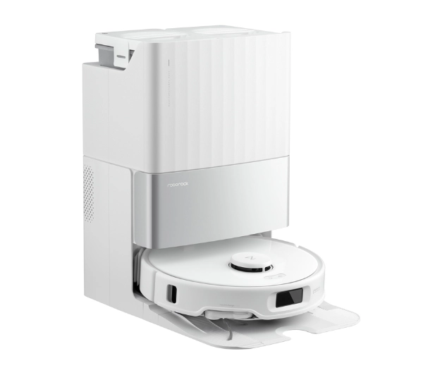 Roborock QRevo Edge 5V1 Funkcja mopowania Stacja oczyszczająca Tworzenie mapy pomieszczenia 55dB Biały