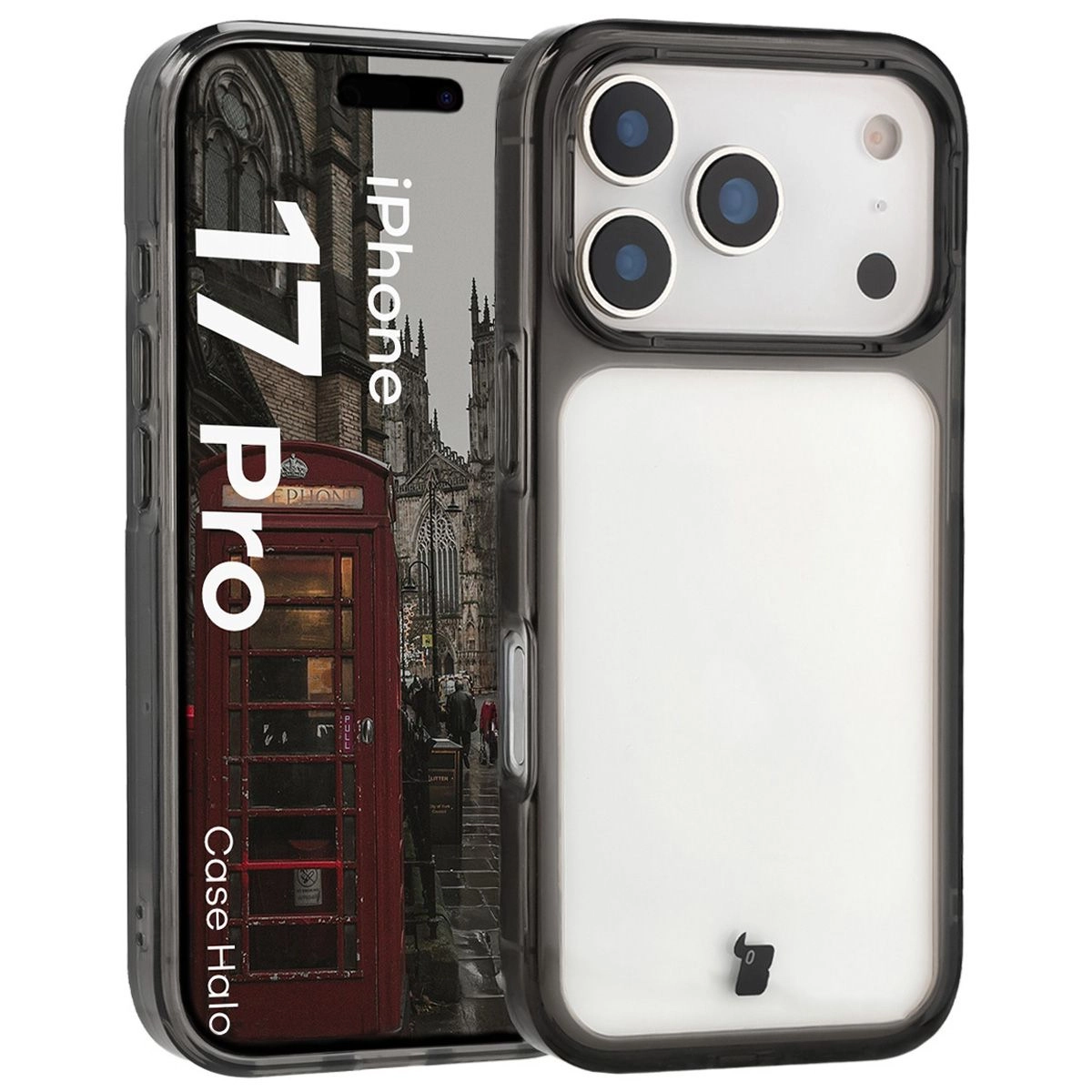 Bizon Halo do Apple iPhone 17 Pro Czarny