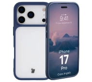 Bizon Angelo do Apple iPhone 17 Pro z niebieską ramką