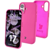 Bizon Silikonowe Soft do Apple iPhone 17 Fuksja