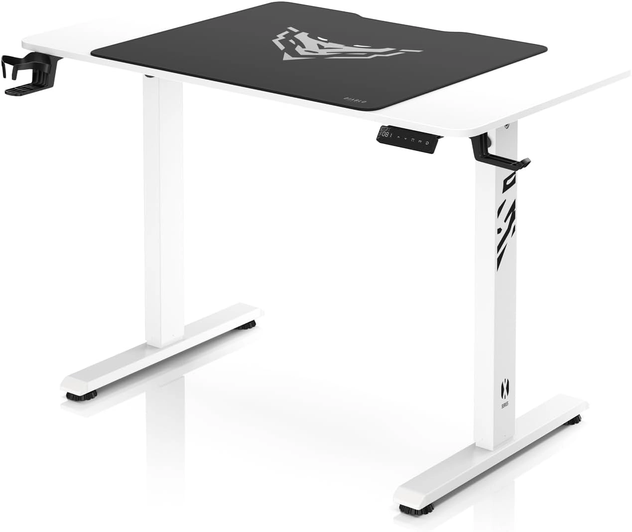 Diablo Chairs X-Tensio 1100  110cm Regulacja wysokości  Biały