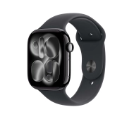 Apple Watch Series 11 GPS + Cellular 46mm z aluminium Onyx Pasek sportowy Czarny M/L