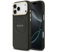 Guess Peony Hot Stamp MagSafe do iPhone 17 Pro Max czarny