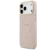 Guess Peony Hot Stamp MagSafe do iPhone 17 Pro Max różowy