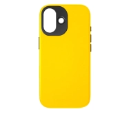 Yaxo Leather Gear Slim Case MagSafe do iPhone 17 Żółty