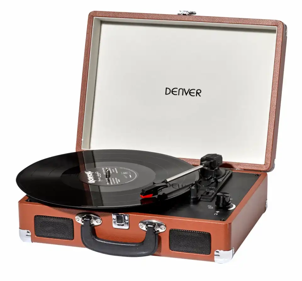 Denver VPL-120 Manualny Napęd bezpośredni Brązowy miniaturka