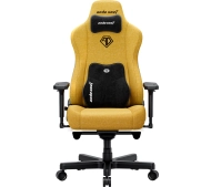 Anda Seat Kaiser 3E XL Gamingowy do 150kg Tkanina Żółty