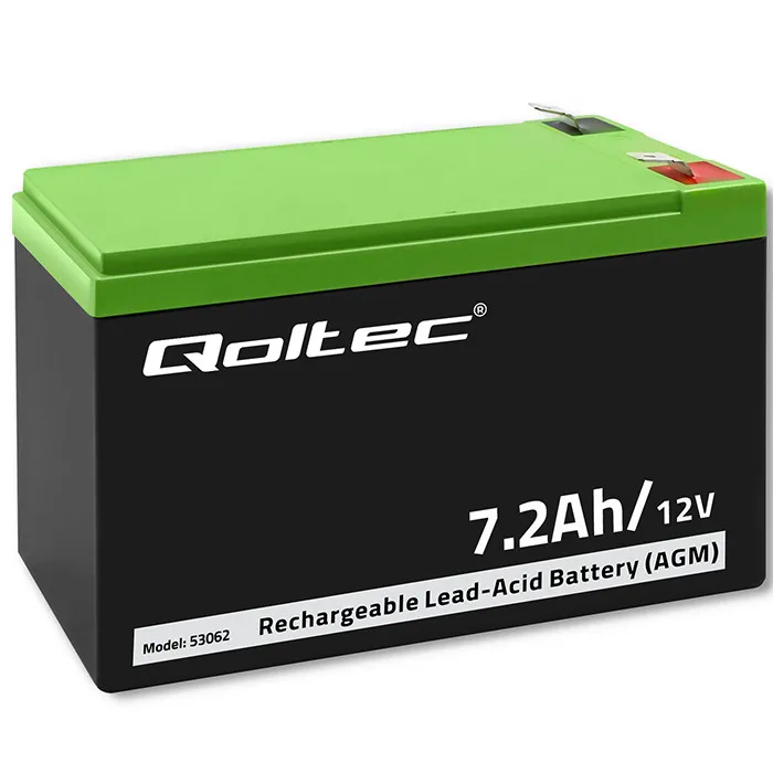 Qoltec 53062 AGM 12V 7.2Ah