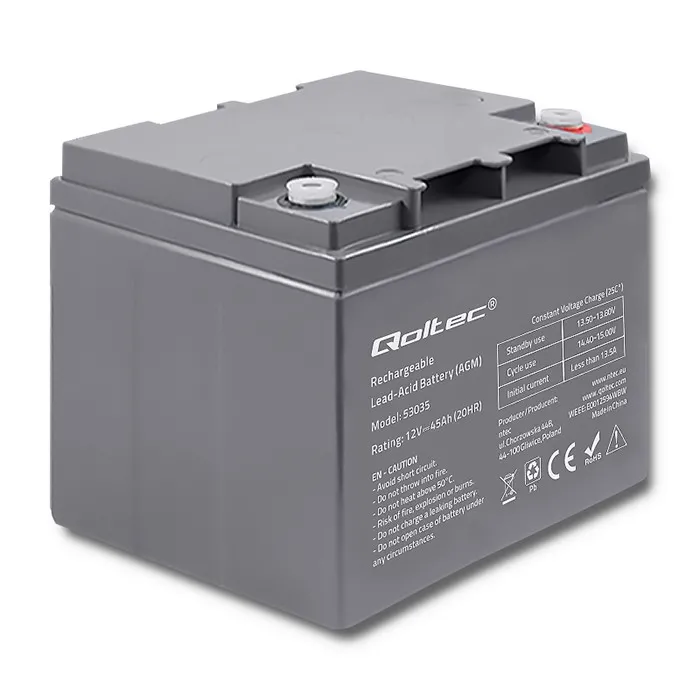 Qoltec 53035 AGM 12V 45Ah