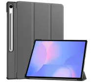Bizon Case Tab Croc z klapką do Samsung Galaxy Tab S10 FE Plus Szary