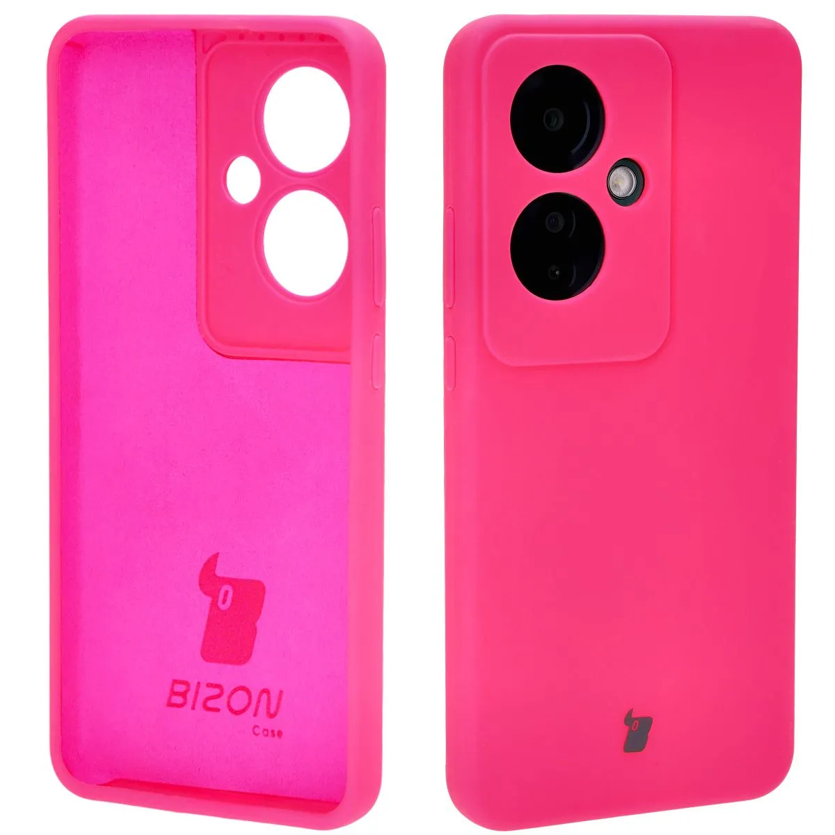 Bizon Bizon Soft Case do Oppo Reno11 F 5G Neonowy-różowy
