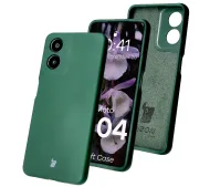 Bizon Bizon Soft Case do Motorola Moto G04 Ciemnozielony