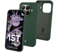Bizon Soft Case do Xiaomi 15T Pro Ciemnozielony