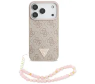 Guess 4G Strap Triangle Logo MagSafe do iPhone 17 Pro Różowy