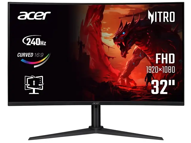 Acer Nitro XZ320QW0bmiiphx 31,5" Full HD VA 240Hz 1ms VRB Zakrzywiony Gamingowy