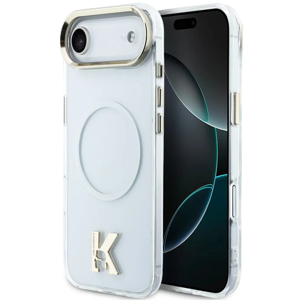 Karl Lagerfeld IML K Head Logo MagSafe do iPhone Air Przezroczysty