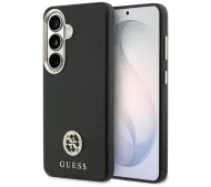 Guess Rhinestone Round Logo MagSafe do Galaxy S26 Czarny