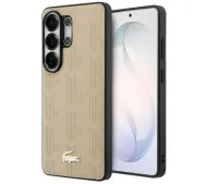 Lacoste Nomograme Gold Logo MagSafe do Galaxy S26 Ultra Beżowy