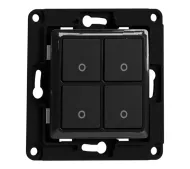 Shelly Wall Switch 4 Czarny