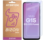 Bizon elastyczne Glass Mule Duo do Motorola Moto G15 / G15 Power / E15 2 sztuki
