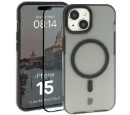 Bizon Case MatteO Pack do iPhone 15 Czarny