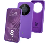 Bizon Soft do Honor Magic8 Lite Fioletowy