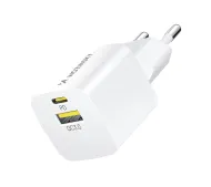 Wozinsky WWCEAC GaN USB-A USB-C 33W Biały