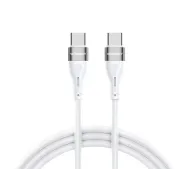 Wozinsky WSTCC2 PD 65W USB-C do USB-C 2m Biały