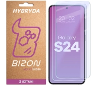Bizon elastyczne Glass Mule Duo do Galaxy S24 2 sztuki