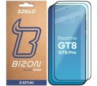 Bizon z ramką Glass Edge Duo do Realme GT 8 / 8 Pro 2 sztuki