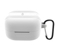 Bizon Case Headphone Silicone do Galaxy Buds 4/4 Pro Biały